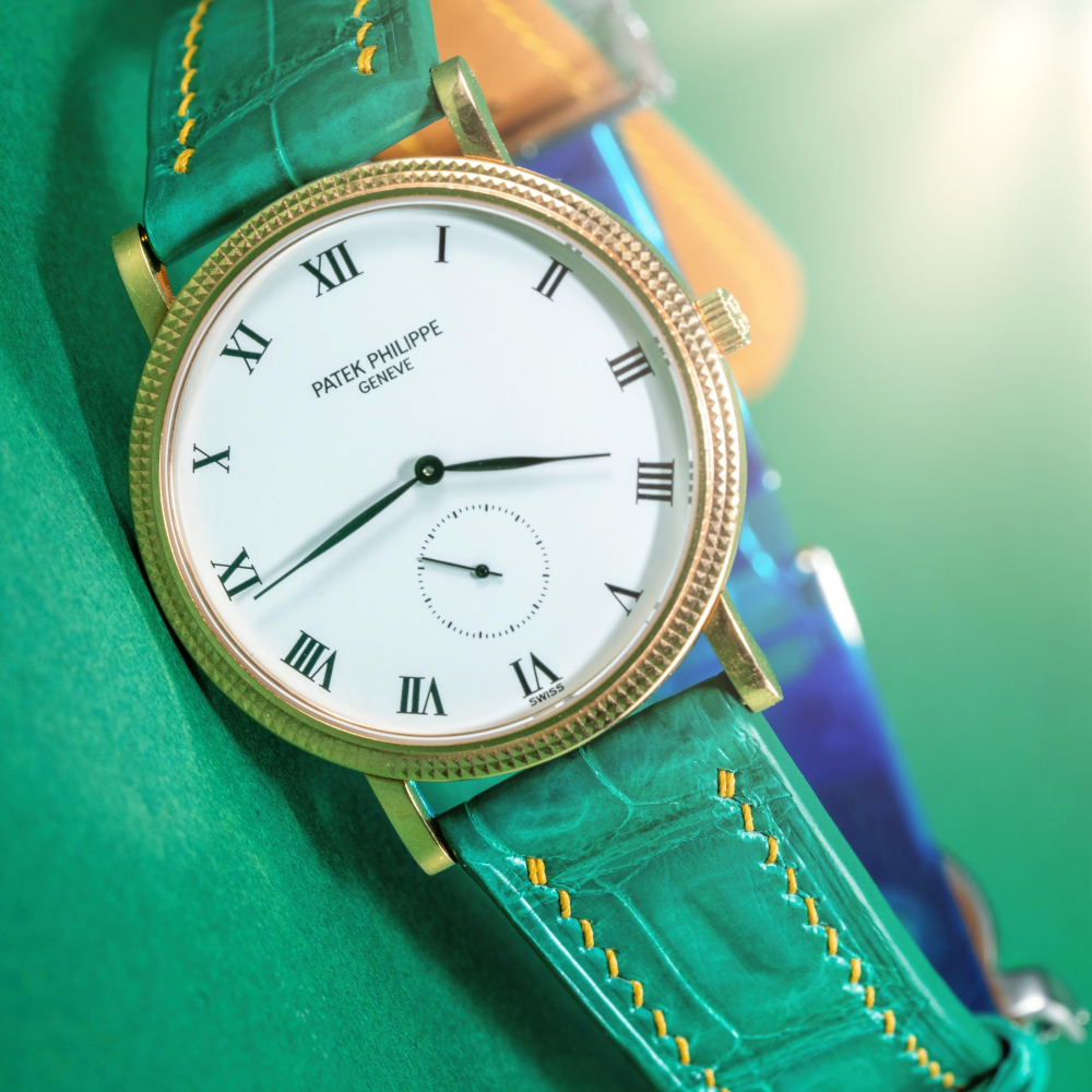 Alligator Leather Strap for Patek Philippe Calatrava