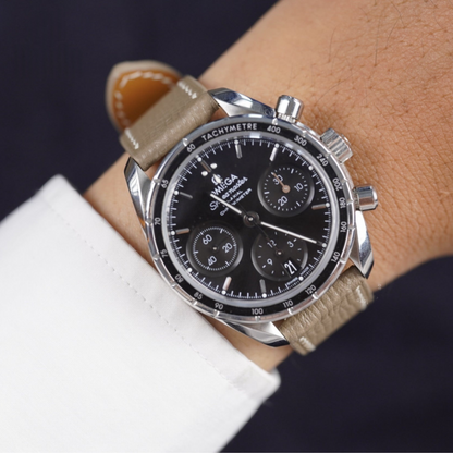 Omega Speedmaster Epsom Calfskin Leather Strap