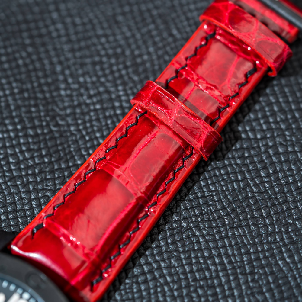 Alligator Leather Strap for Bvlgari