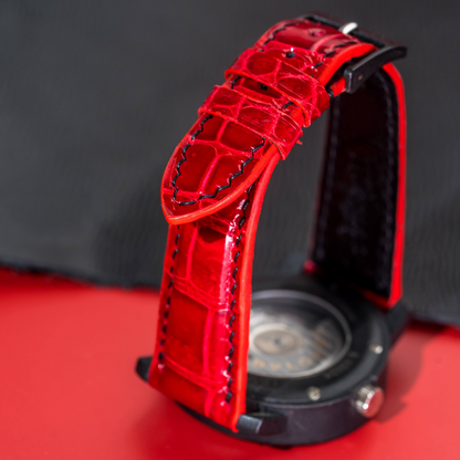 Alligator Leather Strap for Bvlgari