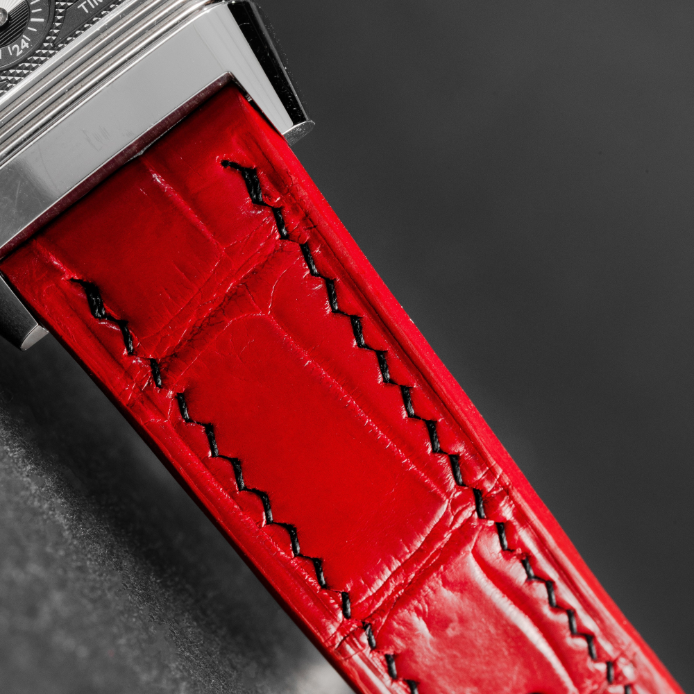 Alligator Leather Strap for Jaeger-LeCoultre Reverso