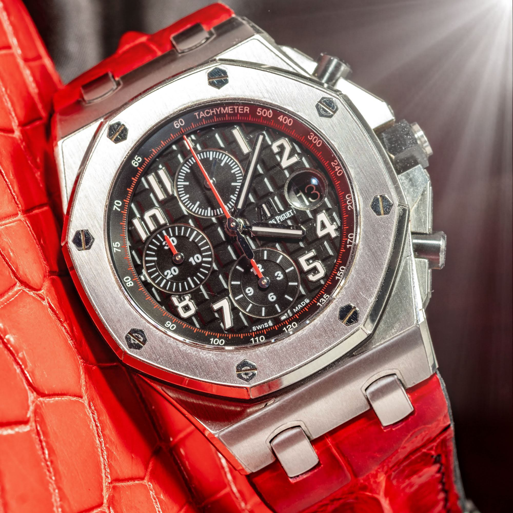 Alligator Leather Strap for AP Royal Oak Offshore 42mm