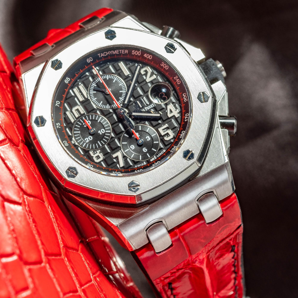 Alligator Leather Strap for AP Royal Oak Offshore 42mm