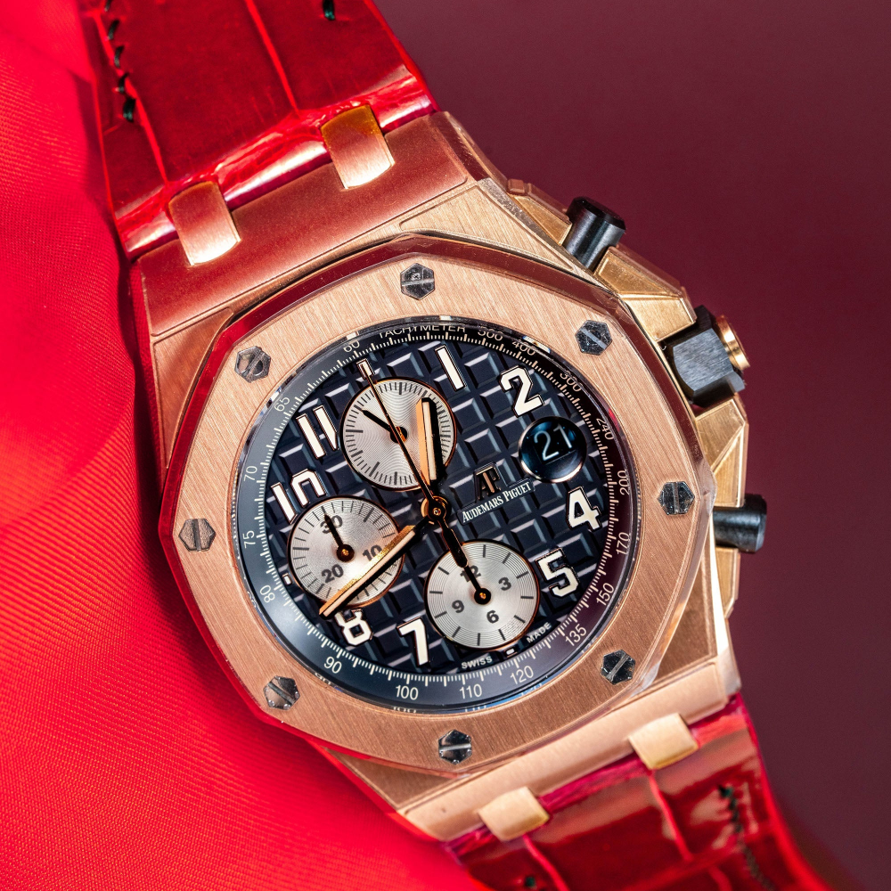 Alligator Leather Strap for AP Royal Oak Offshore 42mm