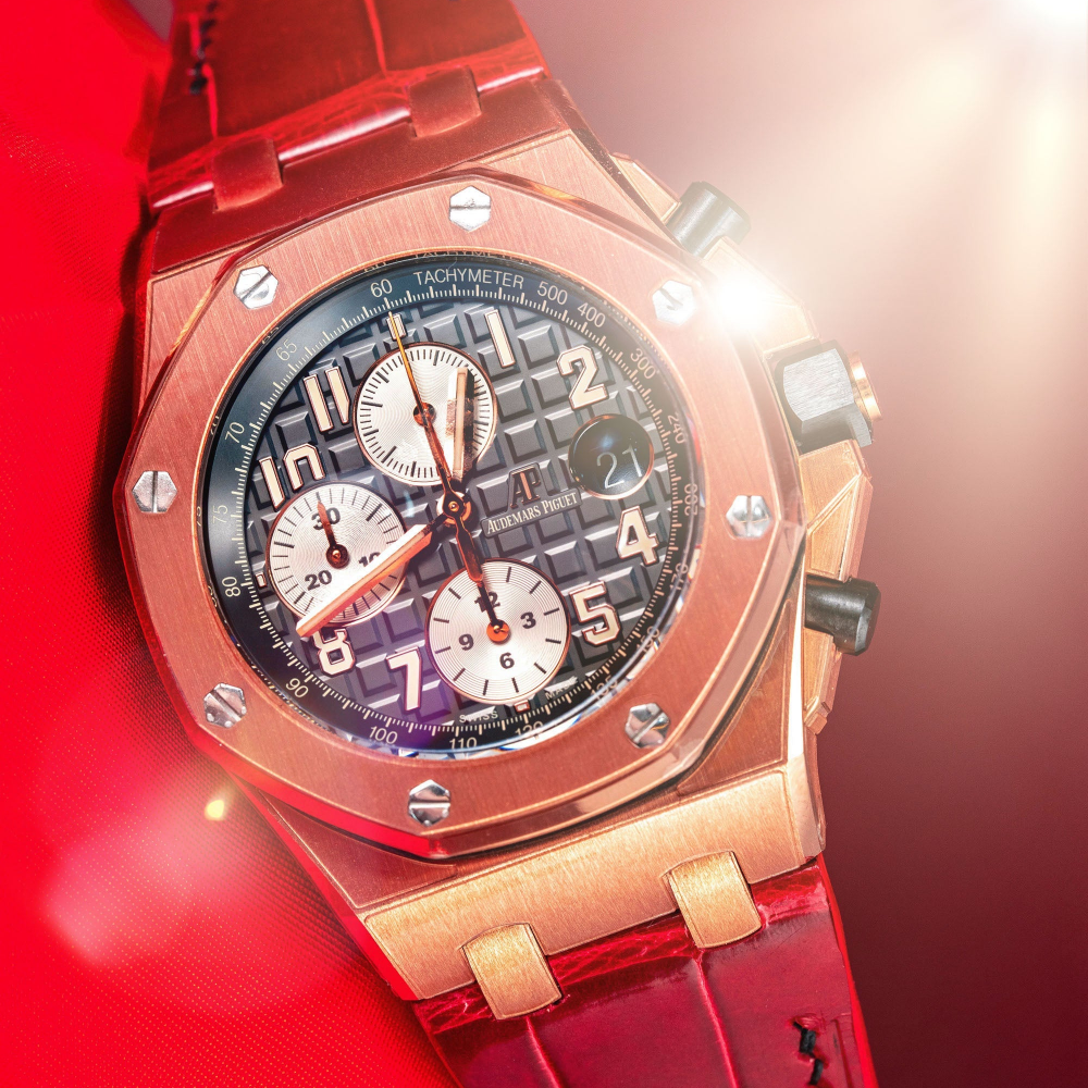 Alligator Leather Strap for AP Royal Oak Offshore 42mm
