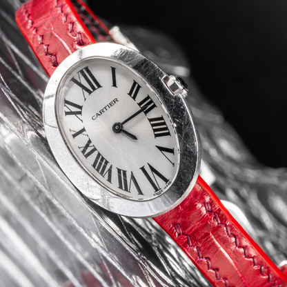 Alligator Leather Strap for Cartier Baignoire