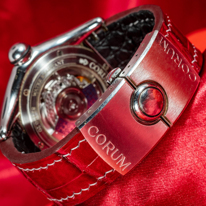 Alligator Leather Strap for Corum Bubble