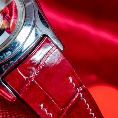 Alligator Leather Strap for Corum Bubble