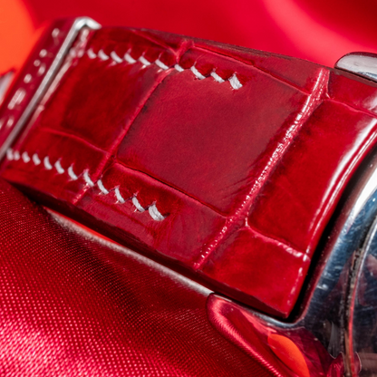 Alligator Leather Strap for Corum Bubble