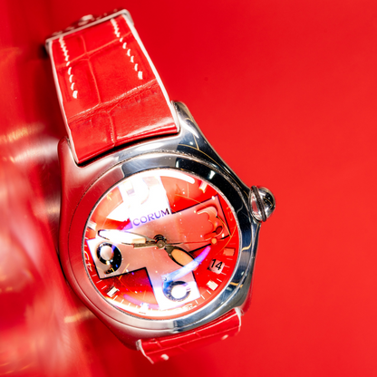 Alligator Leather Strap for Corum Bubble