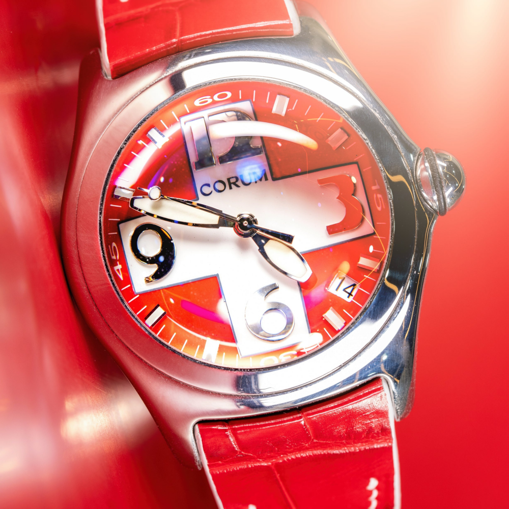 Alligator Leather Strap for Corum Bubble