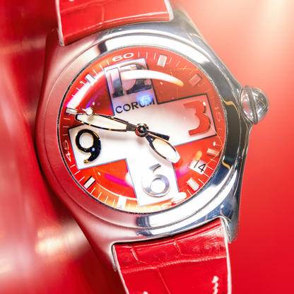 Alligator Leather Strap for Corum Bubble