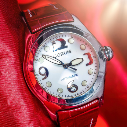Alligator Leather Strap for Corum Bubble