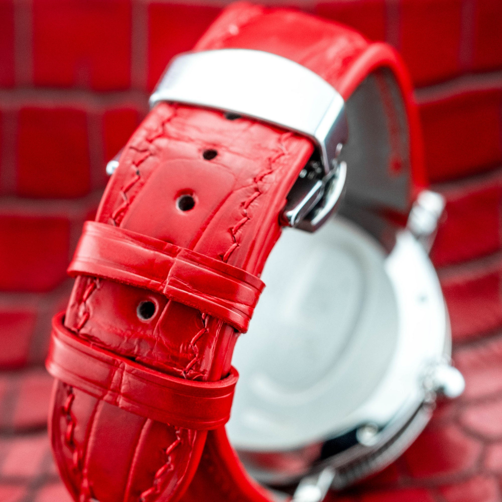 Alligator Leather Strap for Gerald Genta