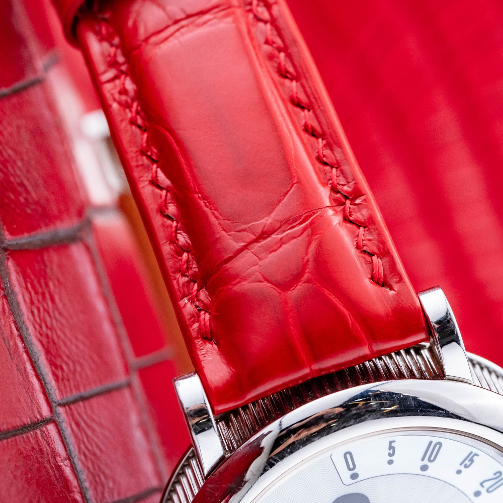Alligator Leather Strap for Gerald Genta