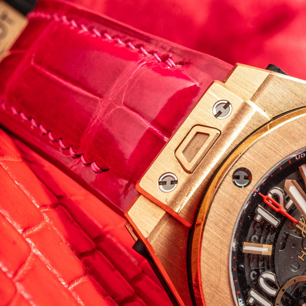 Alligator Leather Strap for Hublot Big Bang Unico