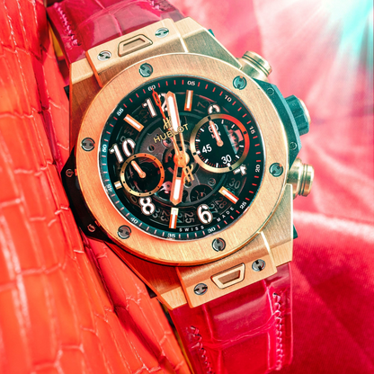 Alligator Leather Strap for Hublot Big Bang Unico
