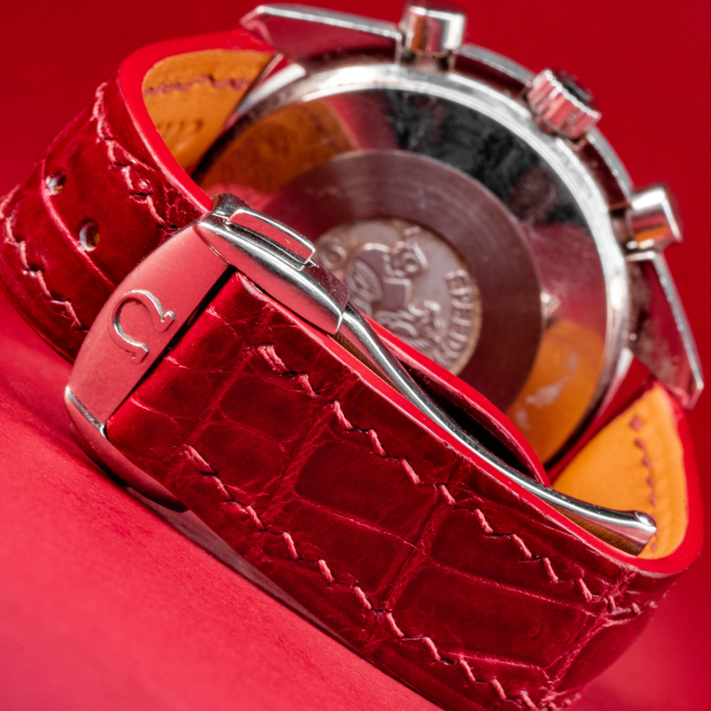 Alligator Leather Strap for Omega Speedmaster