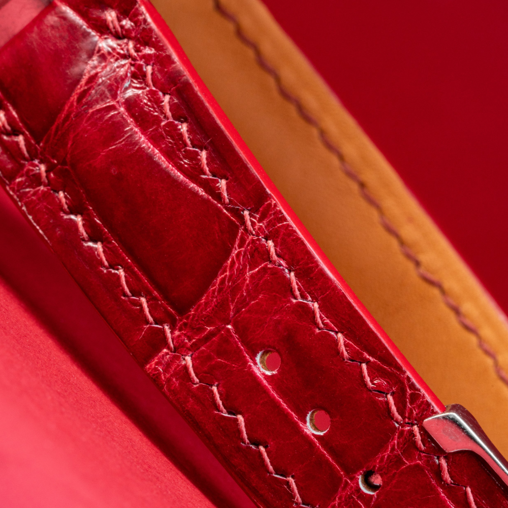 Alligator Leather Strap for Omega Speedmaster