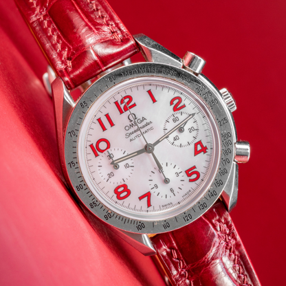 Alligator Leather Strap for Omega Speedmaster