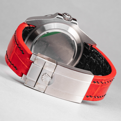 Alligator Leather Strap for Rolex Explorer II
