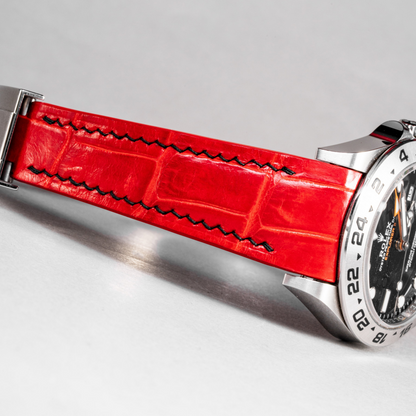 Alligator Leather Strap for Rolex Explorer II