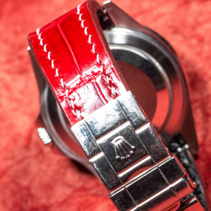 Alligator Leather Strap for Rolex GMT-Master II
