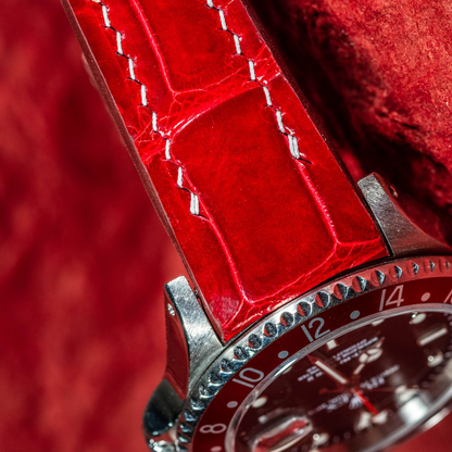 Alligator Leather Strap for Rolex GMT-Master II