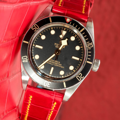 Alligator Leather Strap for Tudor Black Bay