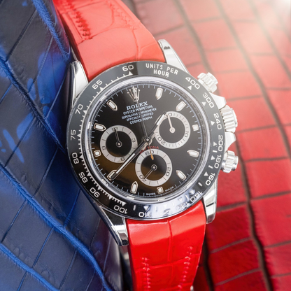Rolex Daytona Alligator Leather Strap – Deployant Clasp Compatible