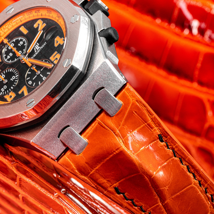 Alligator Leather Strap for AP Royal Oak Offshore 42mm