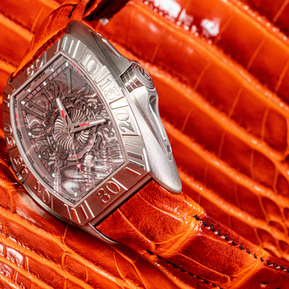 Alligator Leather Strap for Franck Muller Long Island