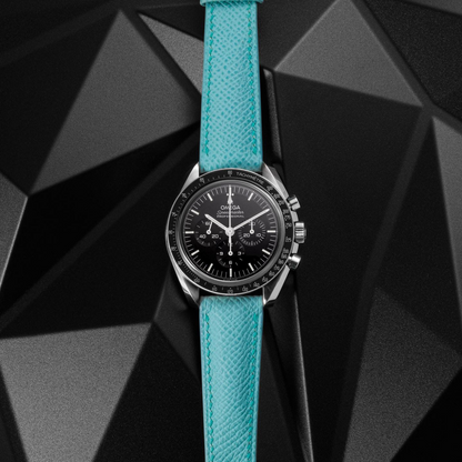 Epsom Calfskin Leather Strap for Omega – Universal Custom Fit