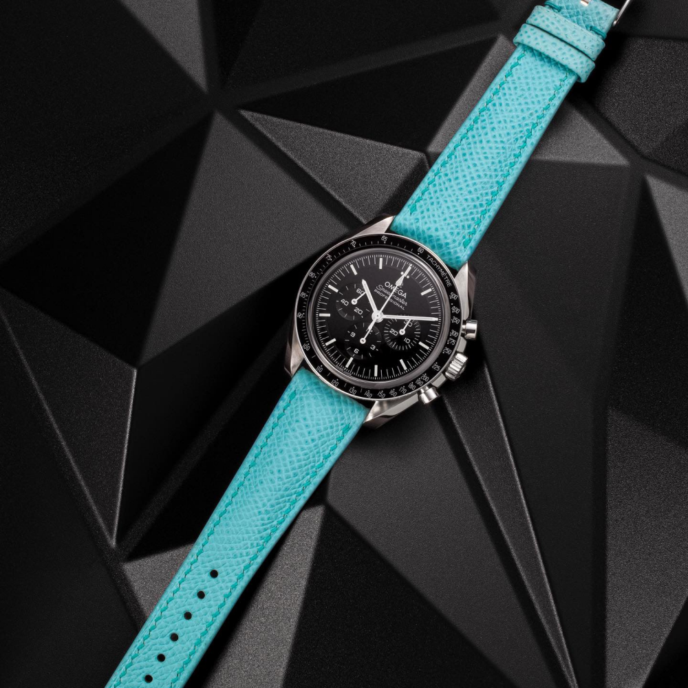 Epsom Calfskin Leather Strap for Omega – Universal Custom Fit