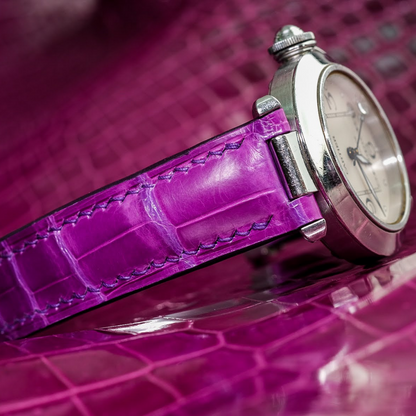 Alligator Leather Strap for Cartier Pasha