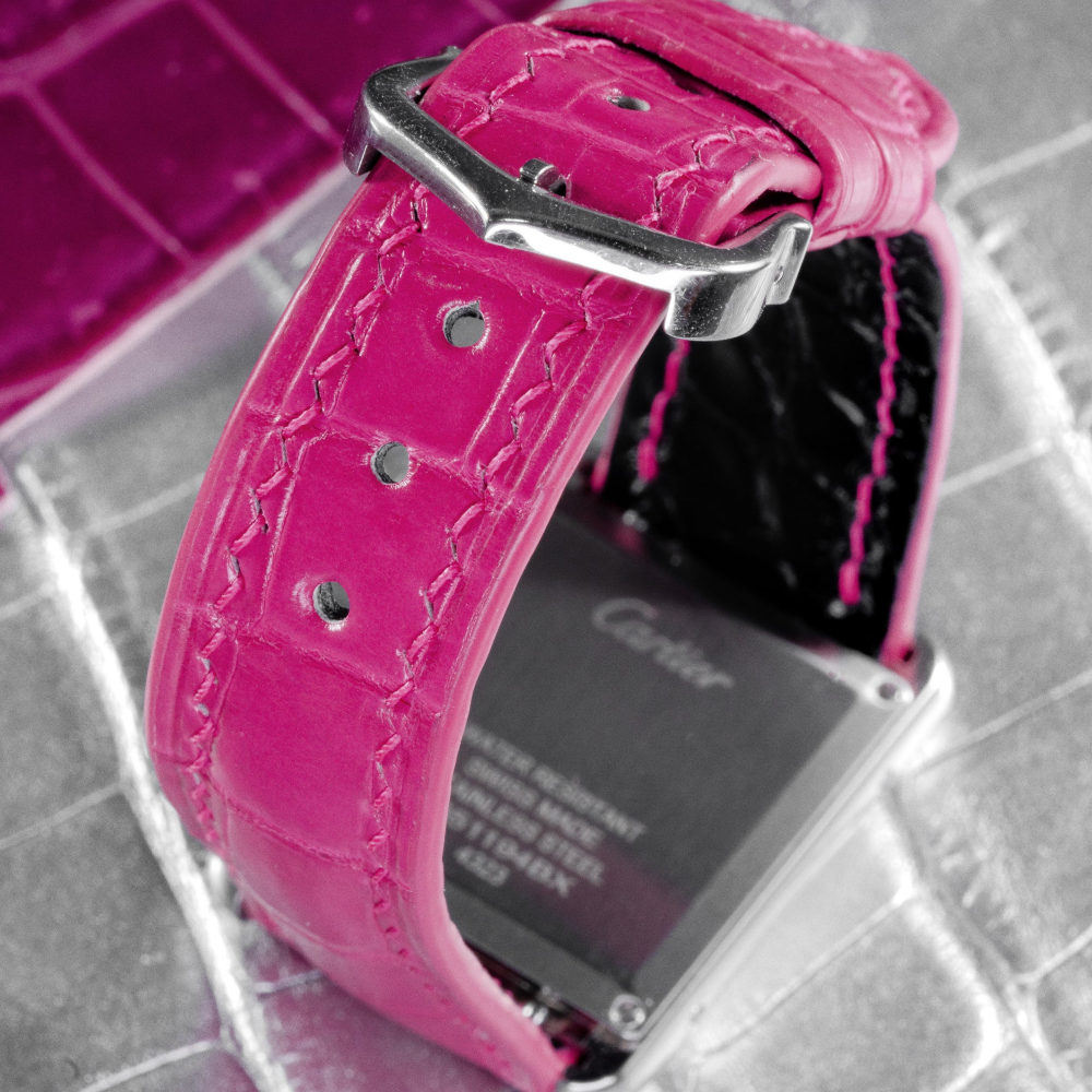 Alligator Leather Strap for Cartier Tank