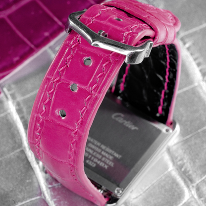 Alligator Leather Strap for Cartier Tank