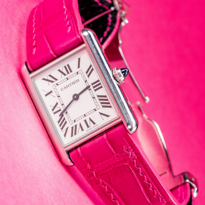 Alligator Leather Strap for Cartier Tank
