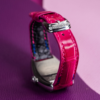 Alligator Leather Strap for Franck Muller Long Island