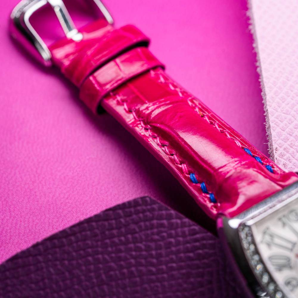 Alligator Leather Strap for Franck Muller Conquistador