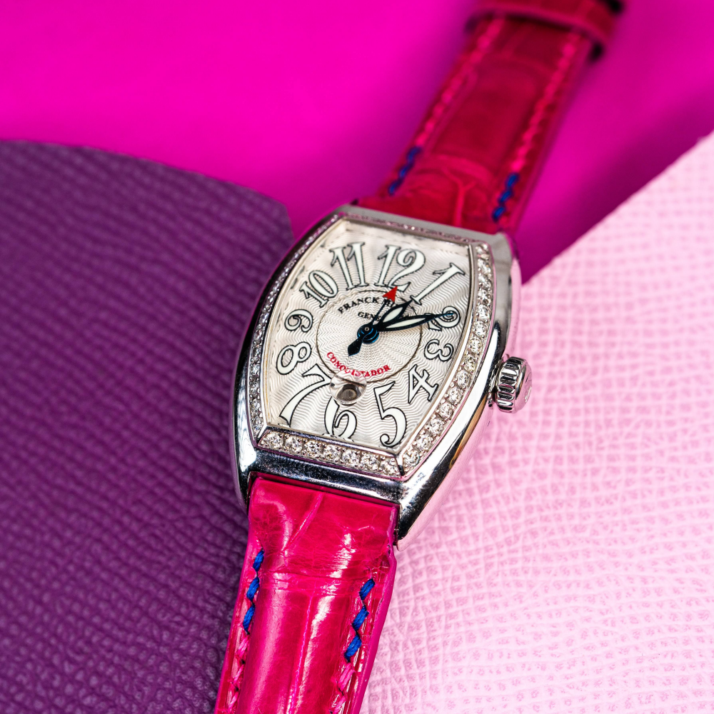 Alligator Leather Strap for Franck Muller Conquistador