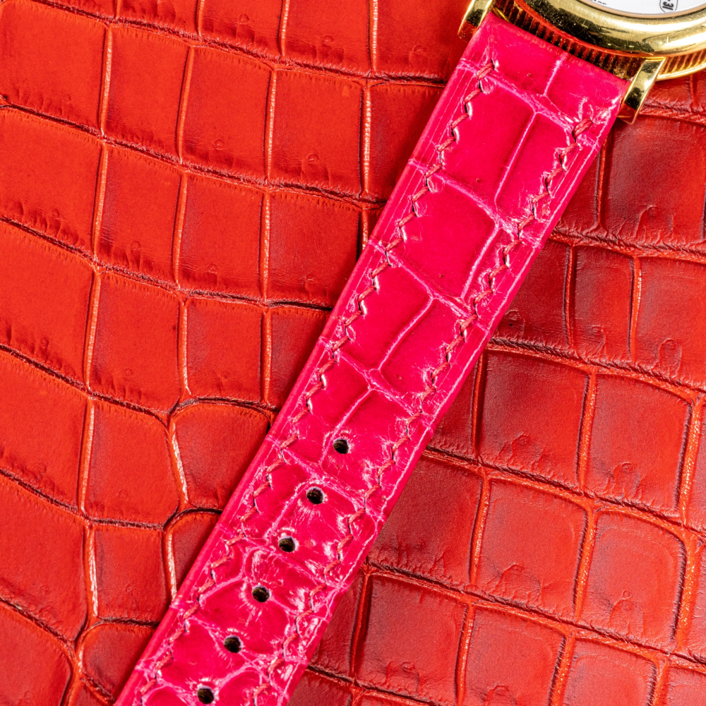 Alligator Leather Strap for Gerald Genta