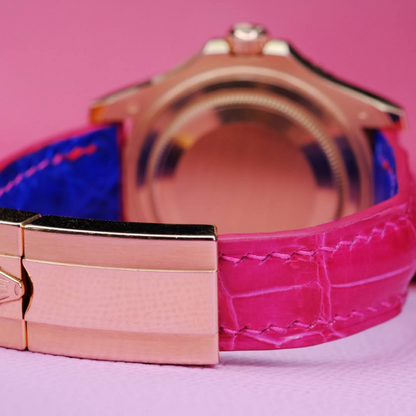 Alligator Leather Strap for Rolex Yacht-Master