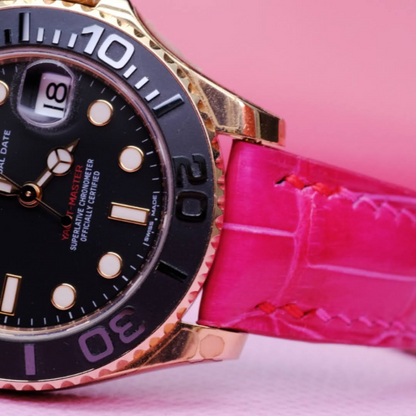 Alligator Leather Strap for Rolex Yacht-Master