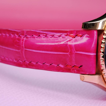 Alligator Leather Strap for Rolex Yacht-Master