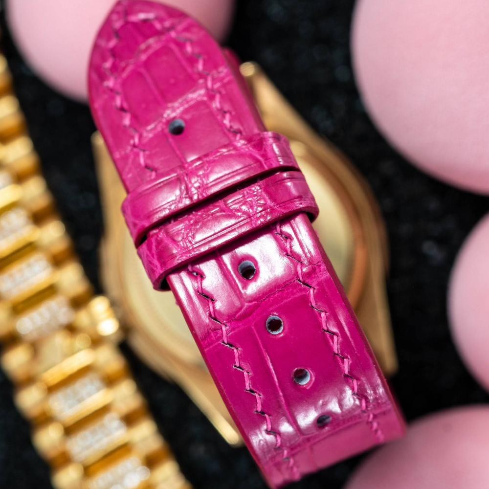 Alligator Leather Strap for Rolex Datejust