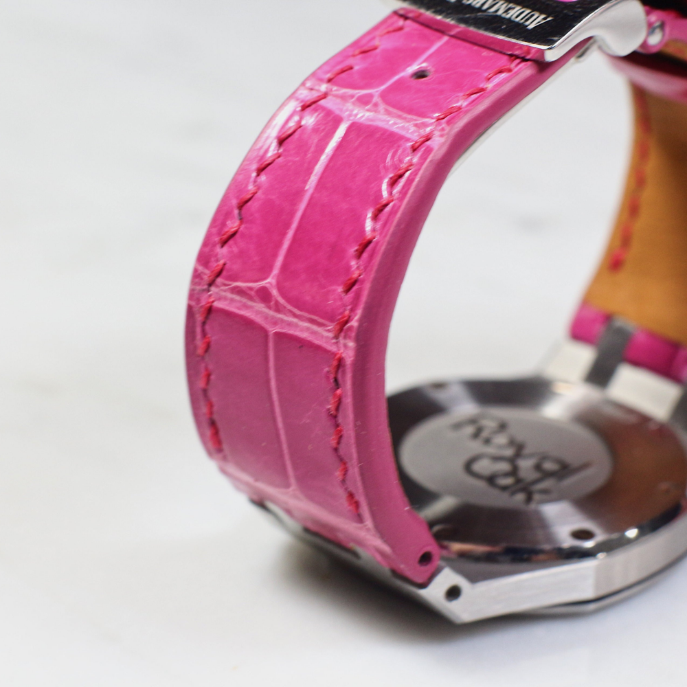 Alligator Leather Strap for AP Women's Watches