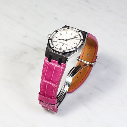 Alligator Leather Strap for AP Women's Watches