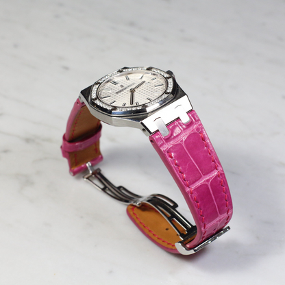 Alligator Leather Strap for AP Women's Watches