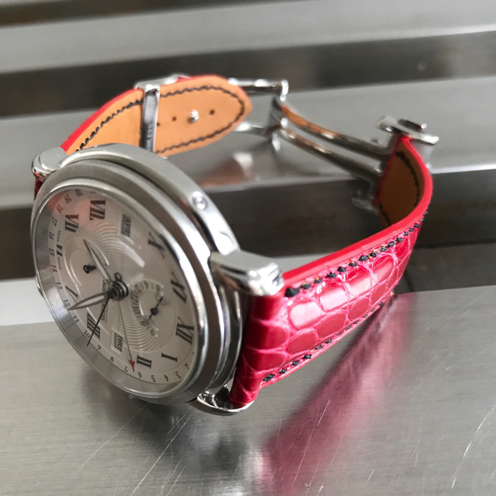 Alligator Leather Strap for Maurice Lacroix